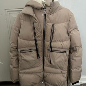 Sam Edelman Women’s Beige Puffer Jacket